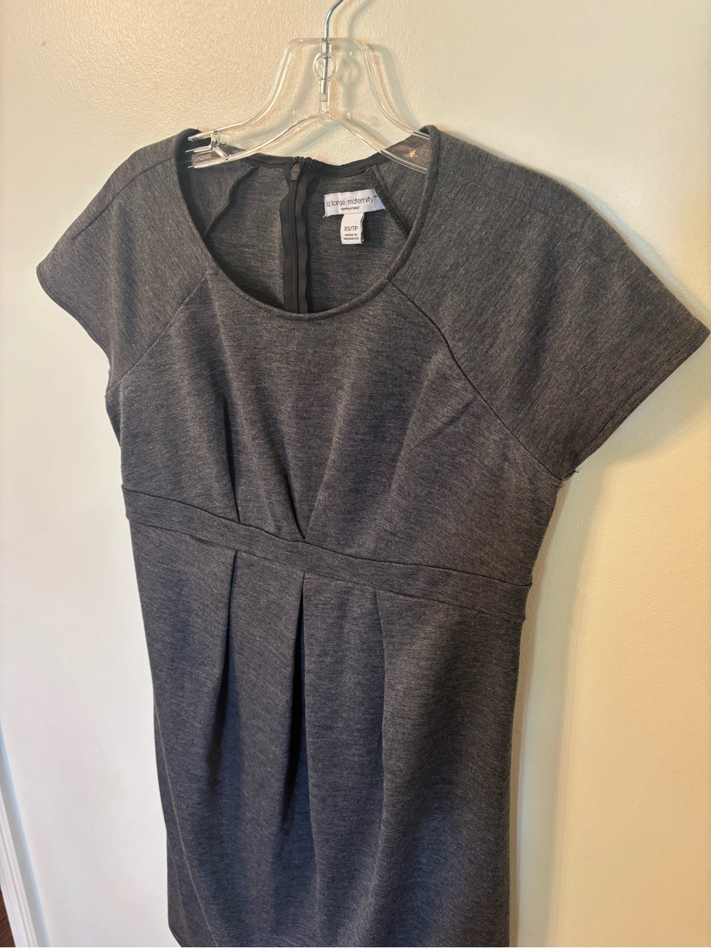 Liz Lange for Target Maternity Heather Gray Ponte Sheath Dress - XS